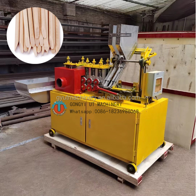 Bamboe schoonheid en nagel hoofd cuticle pusher remover maken machine hout stok scherpmachine met scherper