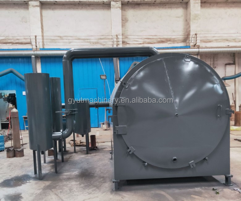 8-10 uur Verkoolingstijd Horizontale luchtstroom Houtskool Verkoolingskachel voor kokosmos
