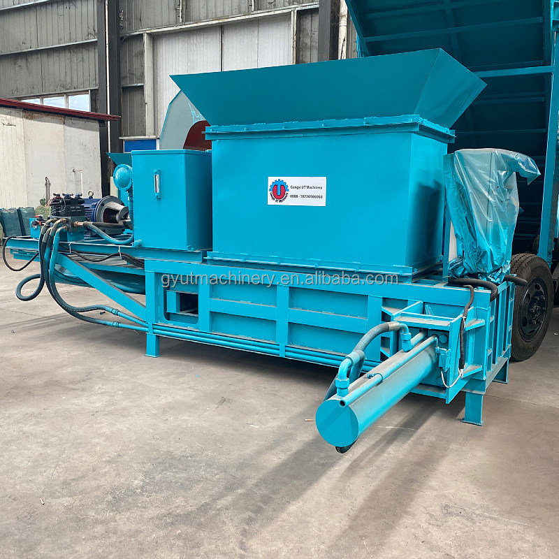 Zelfrijdende Mini Vierkante Baler voor Hooi Rijst Tarwe Maïs stro Bagging Machine