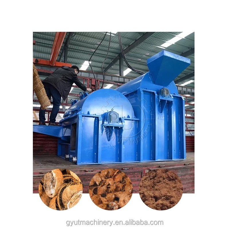 Eerste klas High Output 3-4 T Automatic Coconut Defibering Machine Coconut Fiber Extracting Machine