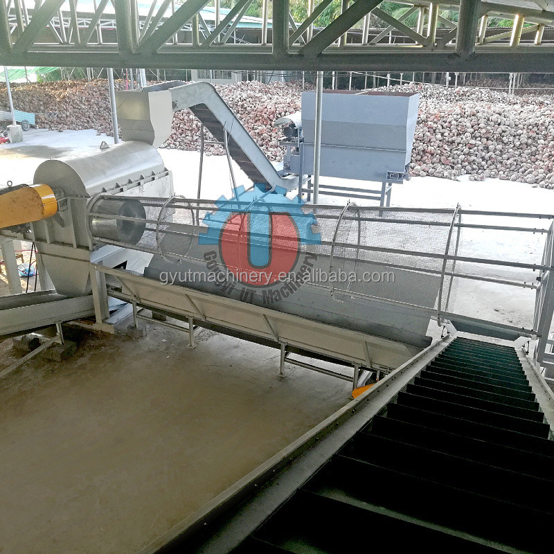 Eerste klas High Output 3-4 T Automatic Coconut Defibering Machine Coconut Fiber Extracting Machine