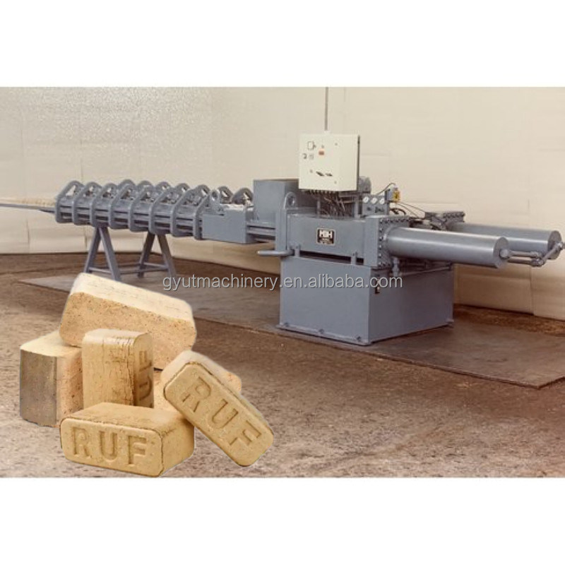 400 stuks per uur Zaagstof Houtsplinten Briquette-machines met aangepaste spanning