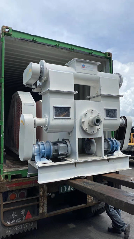 1750*1250*680 Houtzaagstof zuigerpers Briquette machine met 8-75 mm Briquette Grootte