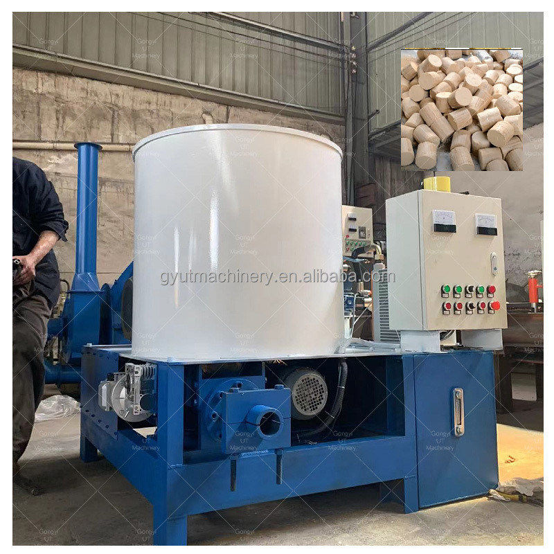 8%-12% vocht Biomassa Briquette machine voor hout afval recycling en brandstofproductie