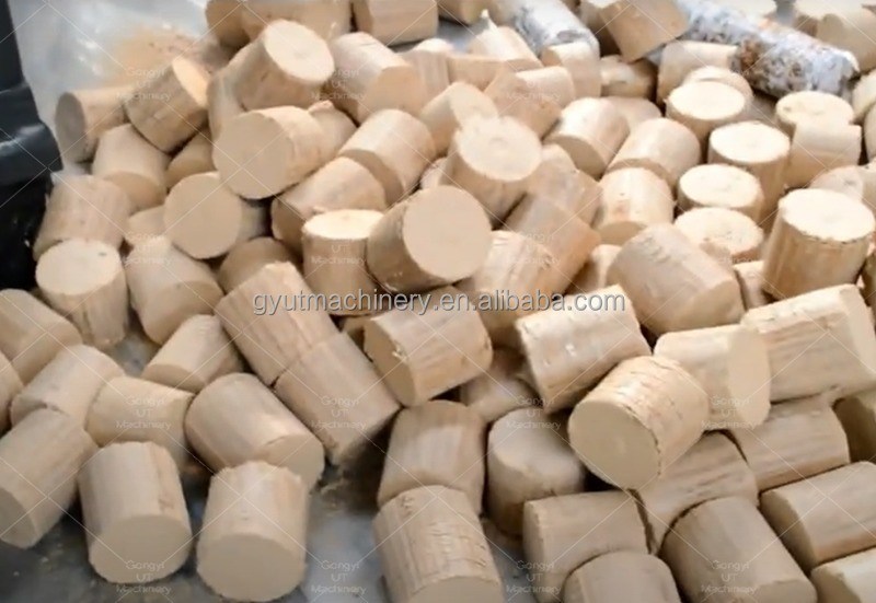 Hexagonale vorm biomassa hout zaagsel tak houtskool briquette maken machine voor in Spanje