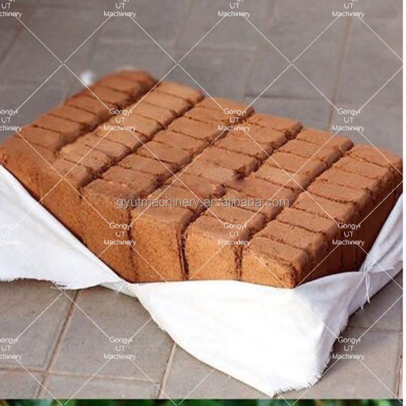 3500 kg capaciteit Kokosnotenbakstenen persmachine voor balen Grootte 600*400*300 mm