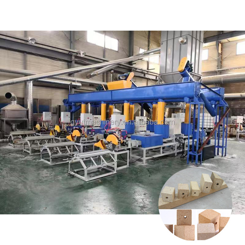 B2B Warmperslijn Gebruikte houtpers voor het maken van biomassa-briquetten