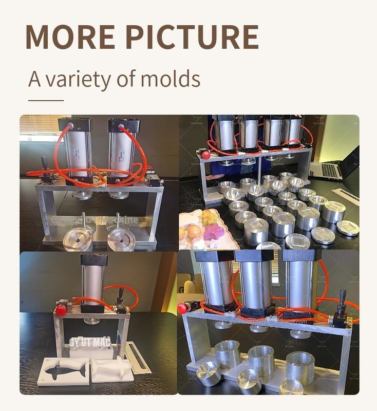 Vaste Shampoo Bars Press Machine Hoge productiviteit Pneumatische badbalpers voor thuis