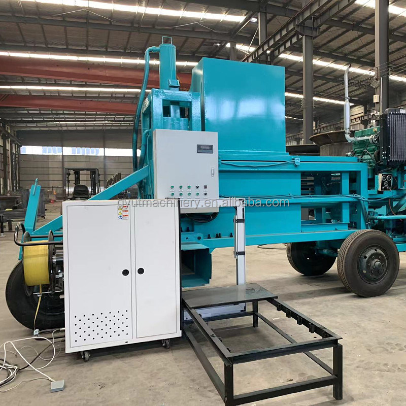 Gecombineerde Silage Baler Wrapper Machine voor Hydraulisch Straw Alfalfa Cotton Seeds Packing Bagging