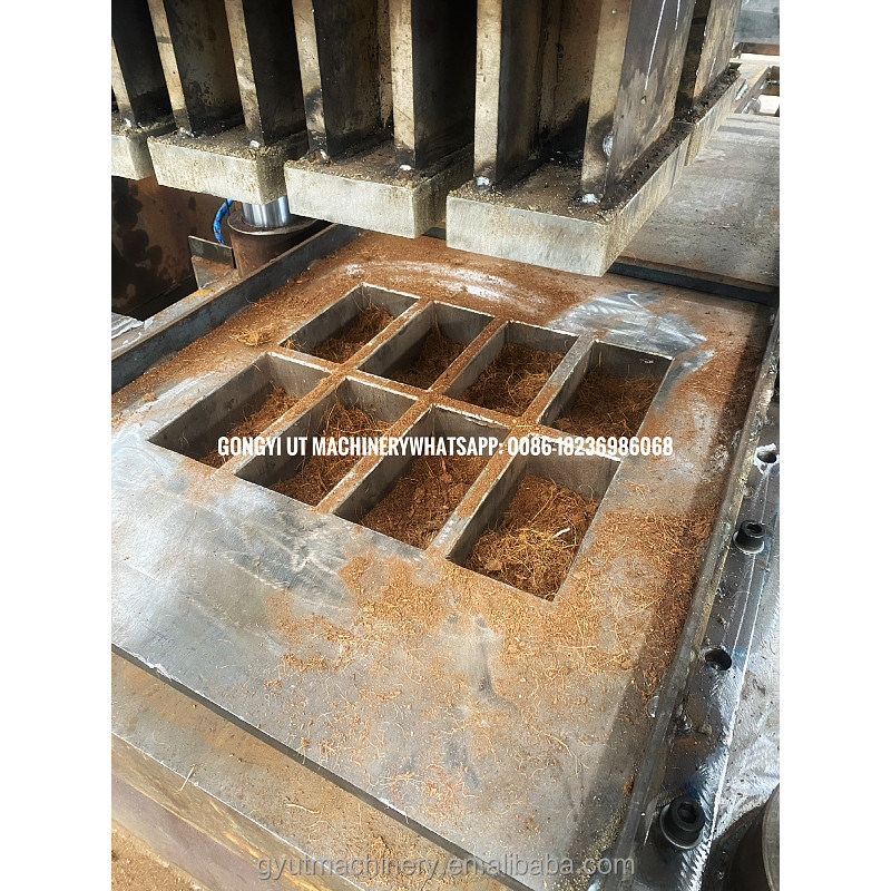 Verticale natuurlijke organische Cocopeat blokmachine Perfect voor de behoeften van warenhuizen