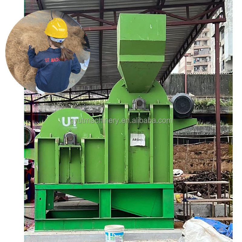 120-500 kg per uur Capaciteit Coconut Fiber Coir Open zijde machine voor maatmatrassen