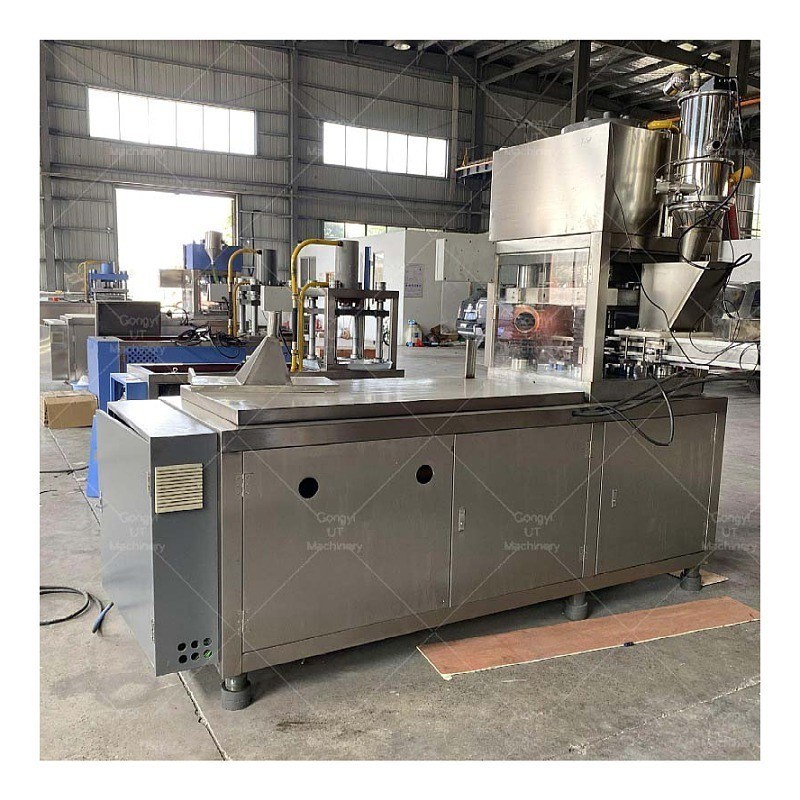 Ronde en onregelmatige producten verkleinen verpakkingsmachine met automatisch hydraulisch systeem