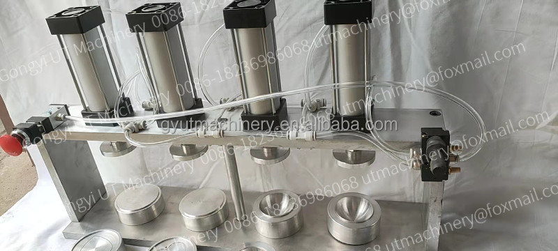 Bubbelbad zoutbal persmachine voor handgemaakte badbommen ISO gecertificeerd aankomst in Rusland