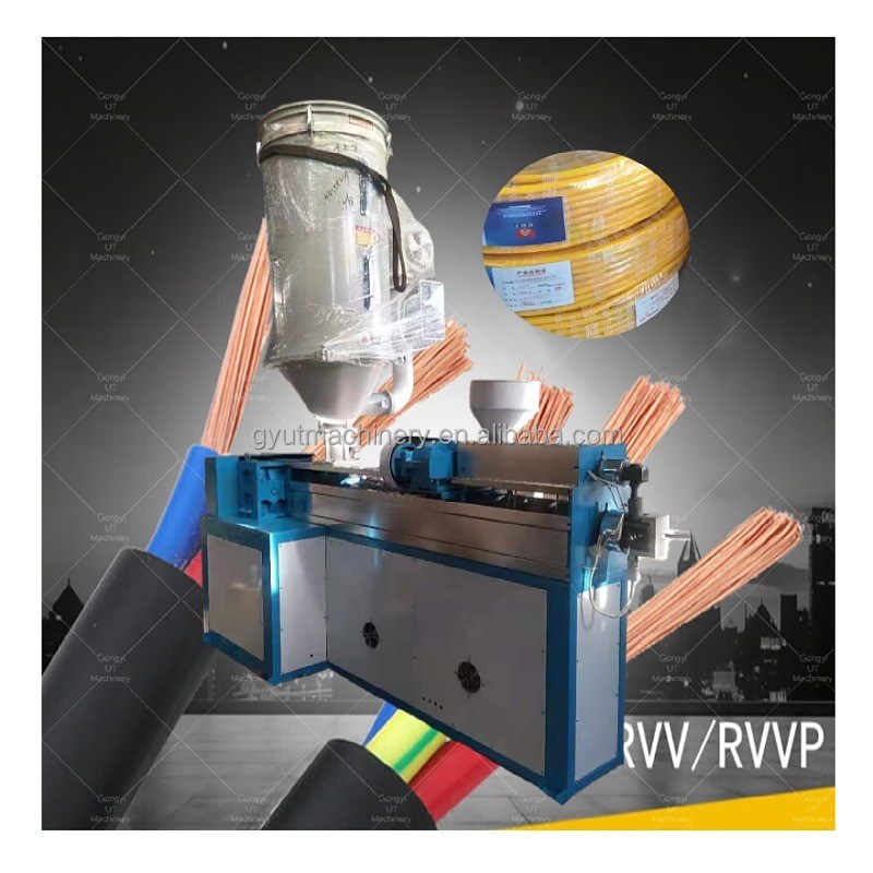Pvc-isolatie-machine voor elektrische draadkabel voor koperdraadproductielijn van 45 kW