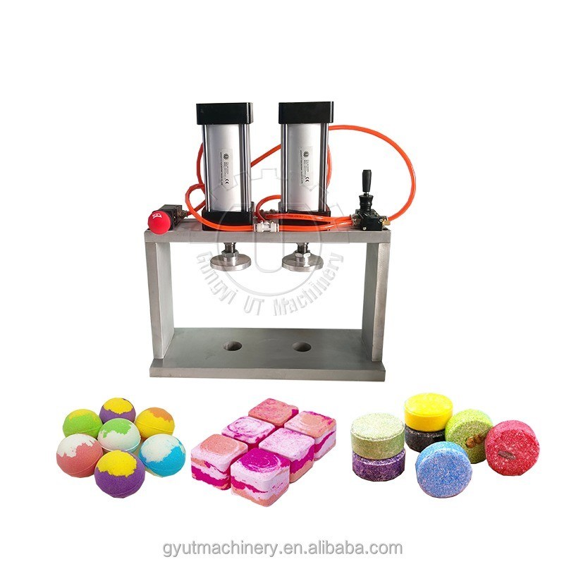 Vlekvrye staal buigmachines Mini Smoky Bath Bomb Bubble Block Ball Press voor bedrijven