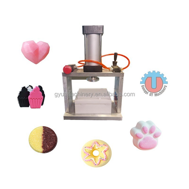 Vlekvrye staal buigmachines Mini Smoky Bath Bomb Bubble Block Ball Press voor bedrijven