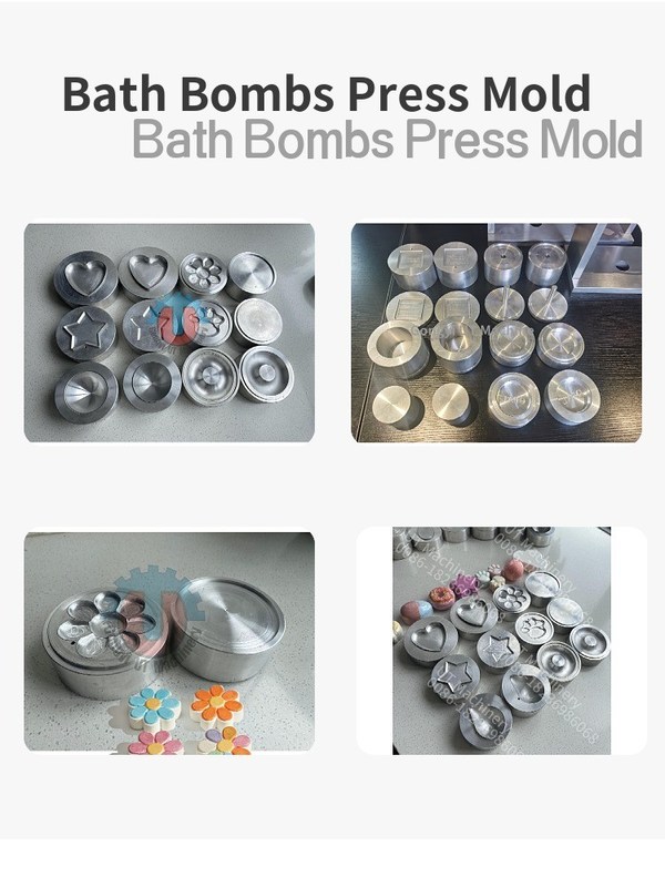 Vlekvrye staal buigmachines Mini Smoky Bath Bomb Bubble Block Ball Press voor bedrijven