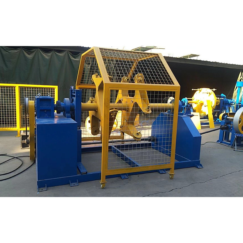 1250mm spoel tweedehands trommel spoel stranding machine voor taping rotatie RPM 174-387