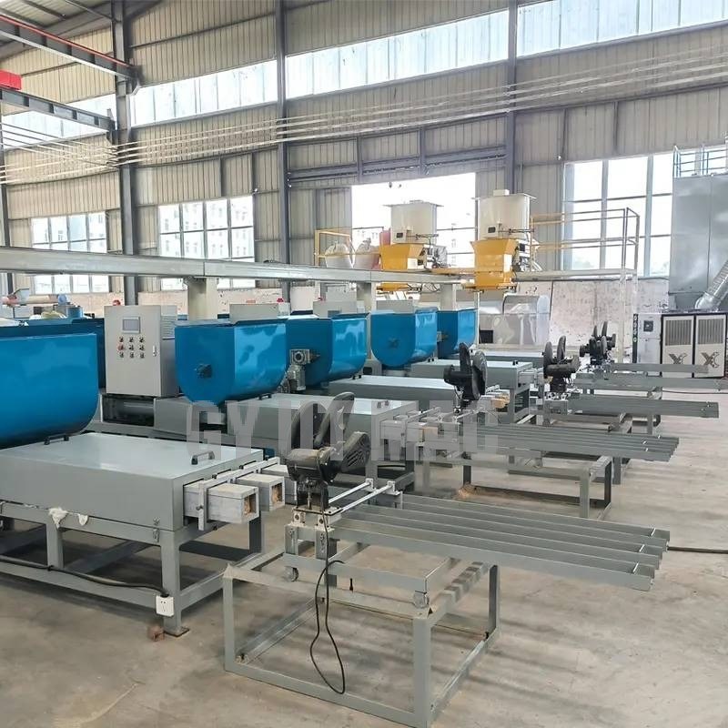 Houtsplinterwarmpersmachine voor het maken van houten handvaten Houtpalletvoetenmachine