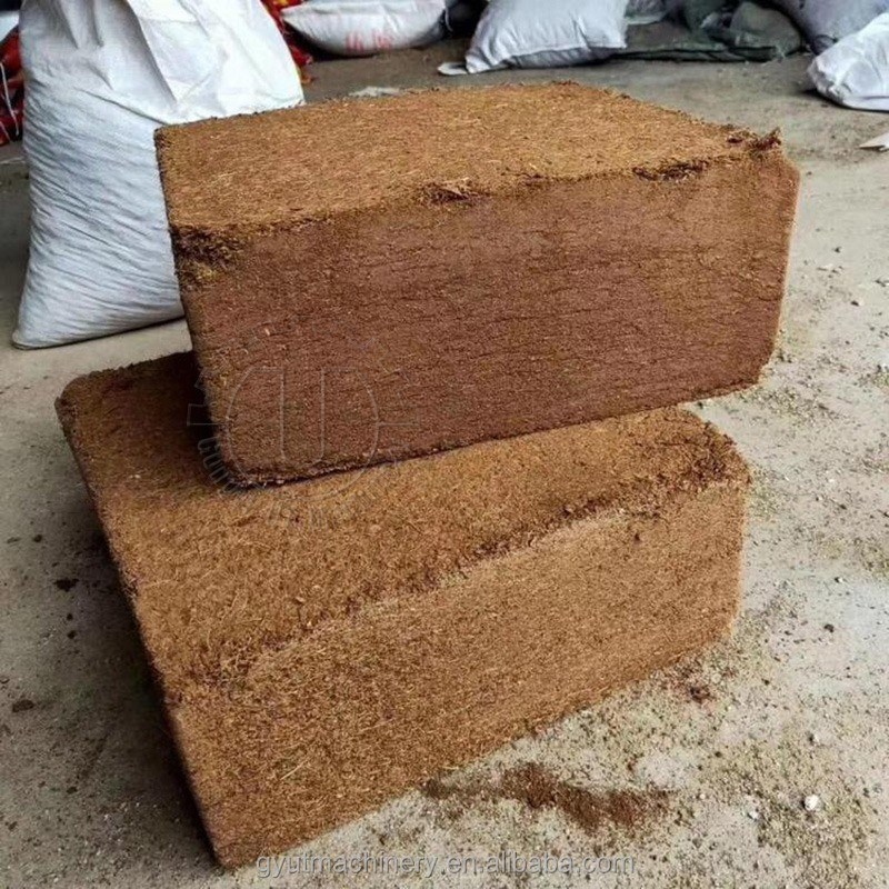 Aanpasbare kleur 5kg 650g Coco peat blok maken machine voor kokospit verwerking