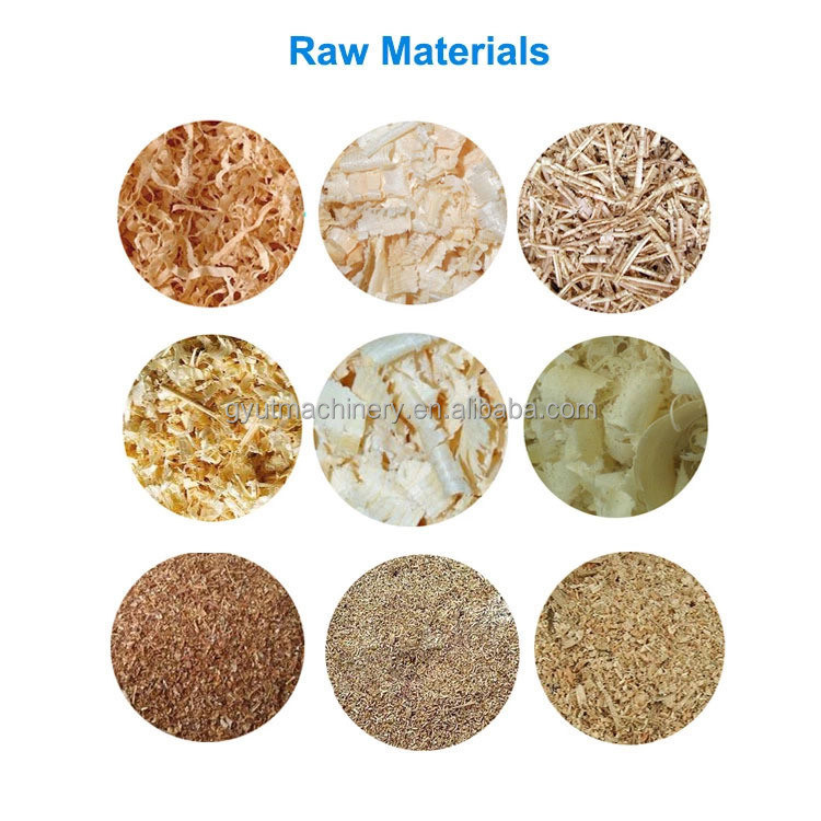 Hoog vermogen en gemakkelijk te bedienen Hot Press Houten Euro Sawdust Block Palet Machine