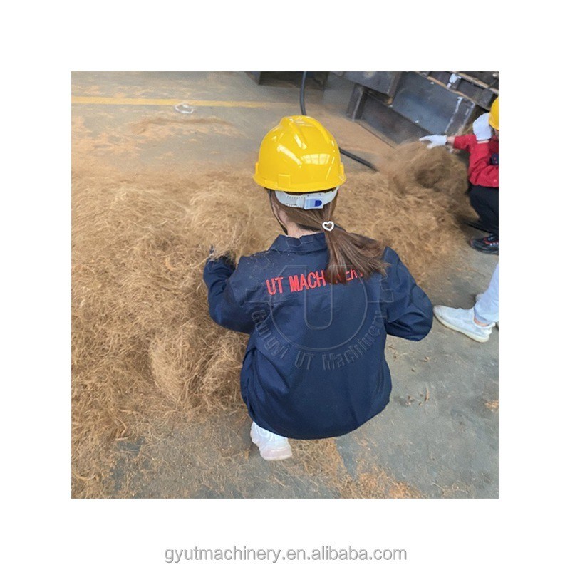 Automatische coconut defibreringsmachine met een hoge uitstoot van 3-4 ton