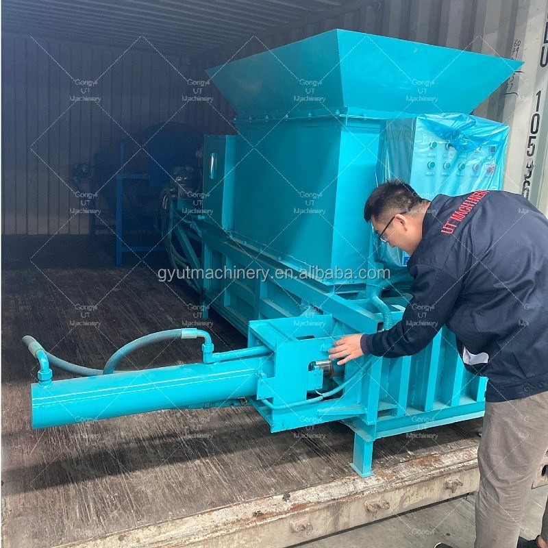 20 kg 25 kg stro-sillagecompactor baler voor rijst Husk Square Bagging Press Machine verkoop