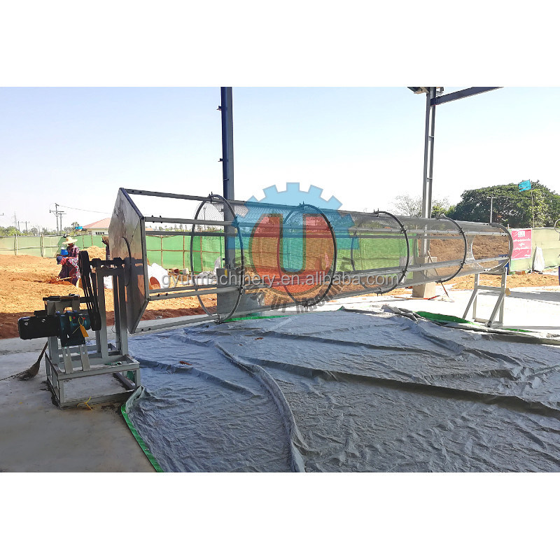 Coconut Husk Crusher Machine Gewicht 2,8 ton-3,8 ton Coconut Fiber Extracting Making Machine