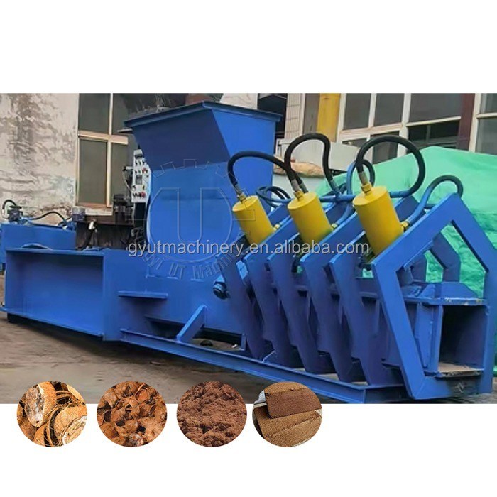 5 kg balen geperst blok natuurlijke coco turf baler machine voor tuinbouw en landbouw patio