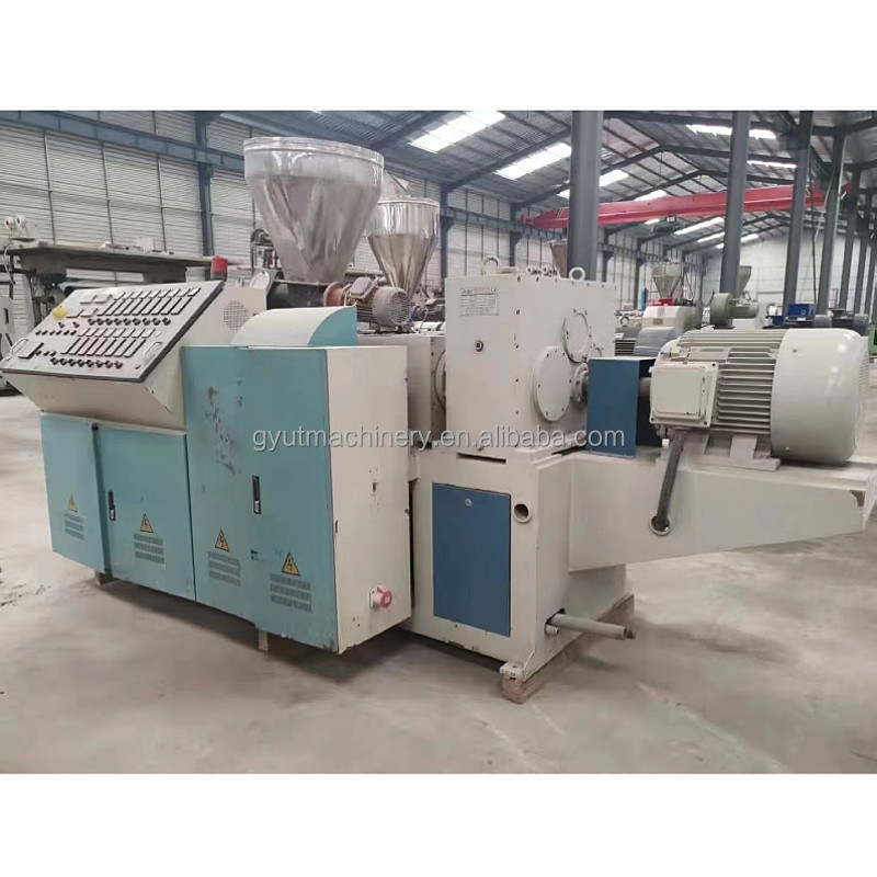 65/132mm Dubbelschroef PVC-buis-extrusie-machine voor water/PVC-buis productielijn