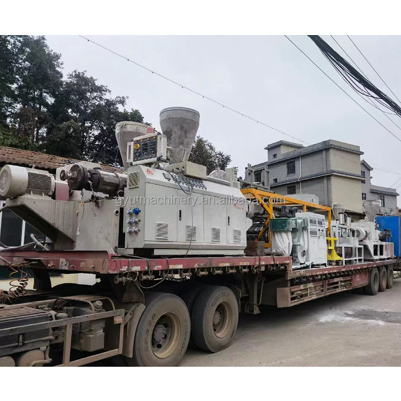 65/132mm Dubbelschroef PVC-buis-extrusie-machine voor water/PVC-buis productielijn