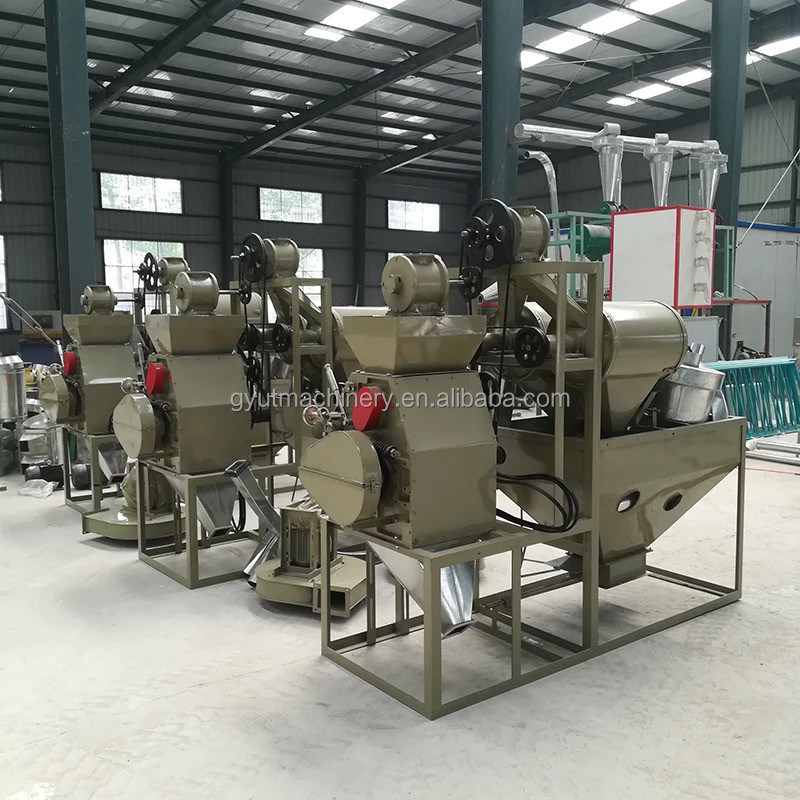 Maïsmeelfabriek 300 kg per uur met competitieve en videotechnische ondersteuning