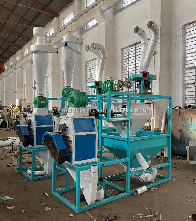 Maïsmeelfabriek 300 kg per uur met competitieve en videotechnische ondersteuning