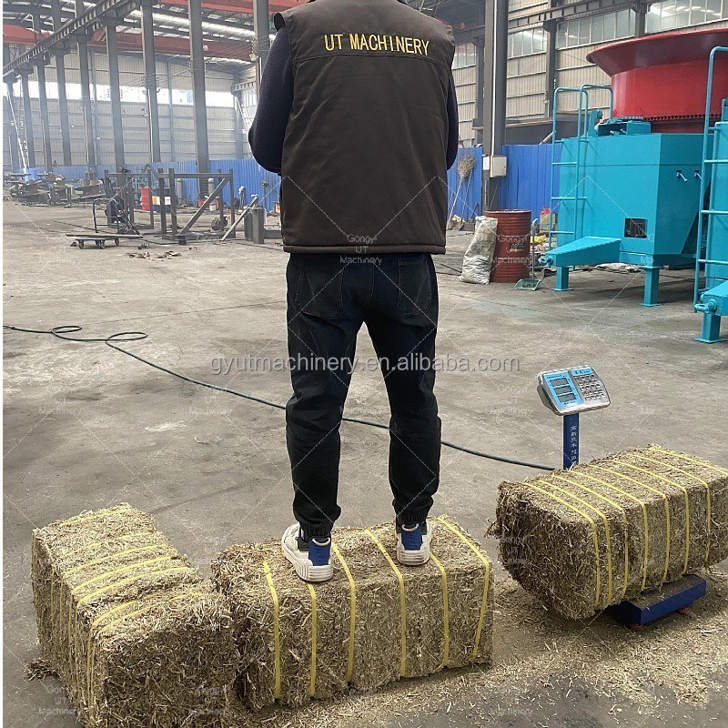 30x40x70cm Bale Size Baling Press Machine voor grote Hydraulische Silage Alfalfa Hooi Verpakking