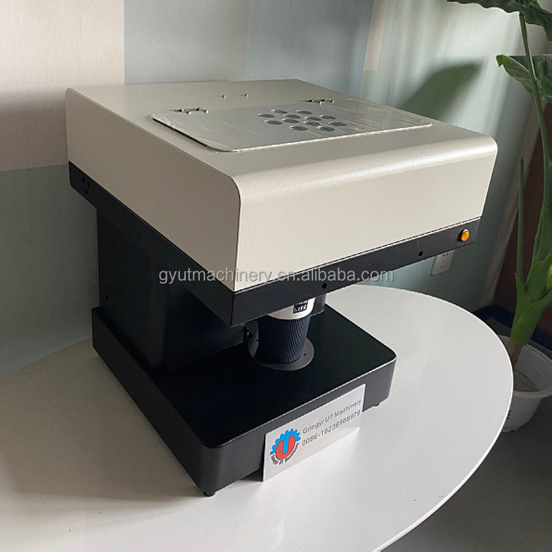 Smart Inkjet Mini Color Coffee Printers 3D Food Cake Printing Machine voor commercieel gebruik