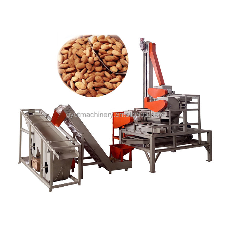 230 KG Automatische Pecan Kernel Peeling Machine Hard Shell Cracker voor Walnoten Schillen