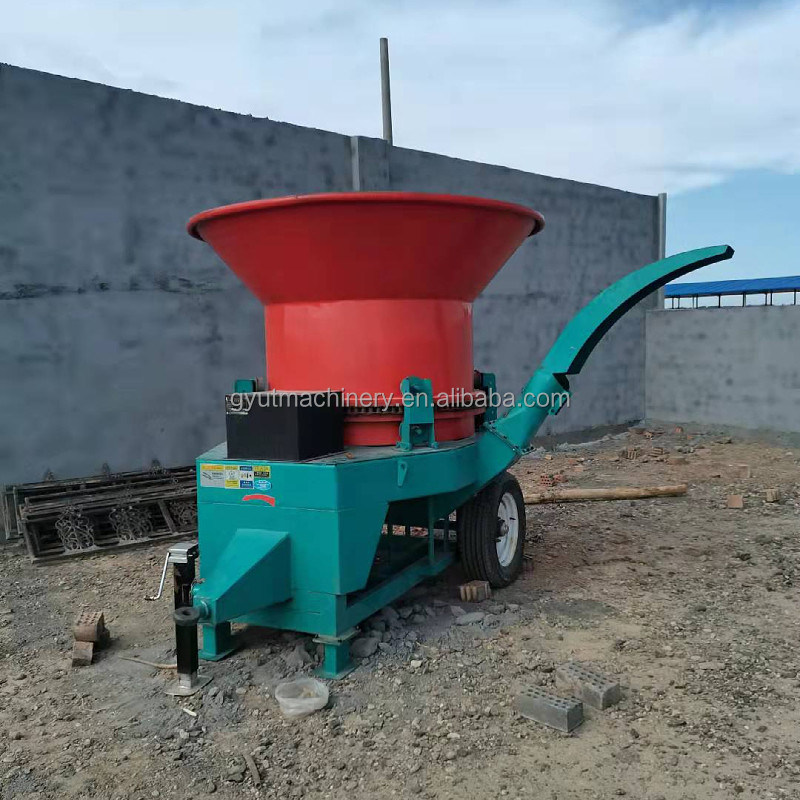 High Productivity Grinder Mixer voor Alfalfa Hooi Straw Crushing Rotary Baler Shredder