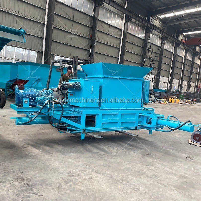 80-120 balen Hoog capaciteit Alfalfa Hooi Press Block Machine Bladeren Straw Compress Baler