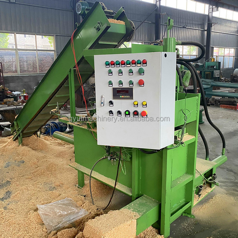 220V/380V Hydraulisch zaagsel Houtspannen Splinters Press Baler Machine voor dierenbedden
