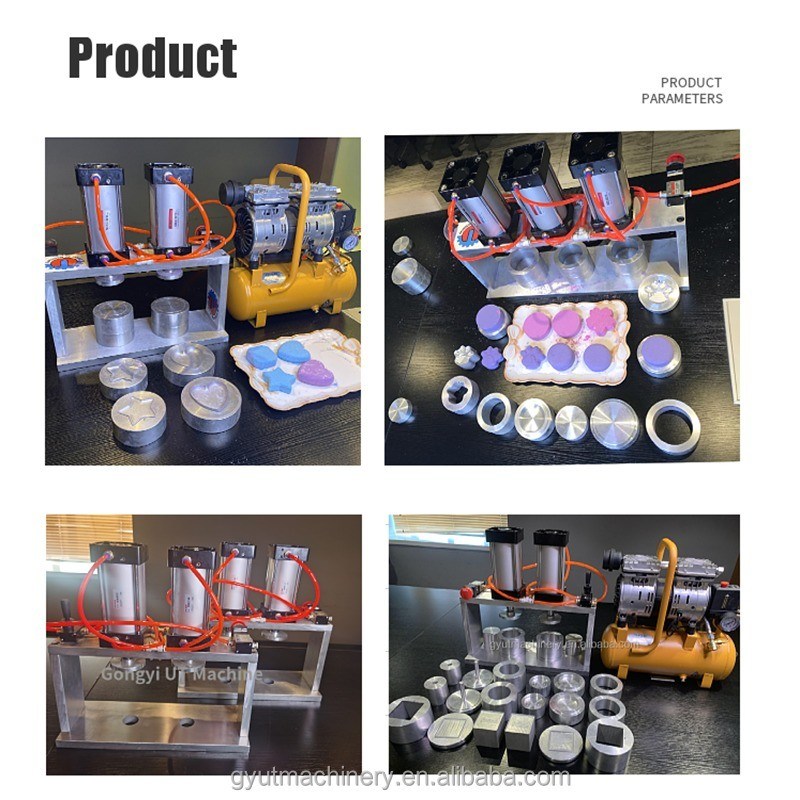 Bath Bomb Zoutcompressemachine voor het maken van Smoky Bubble Rainbow Kids Bath Bombs