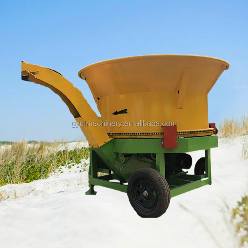 Alfalfa Hooi En Gras Straw Rotary Baler Shredder Straw Feed Hammer Mill Crusher Pak