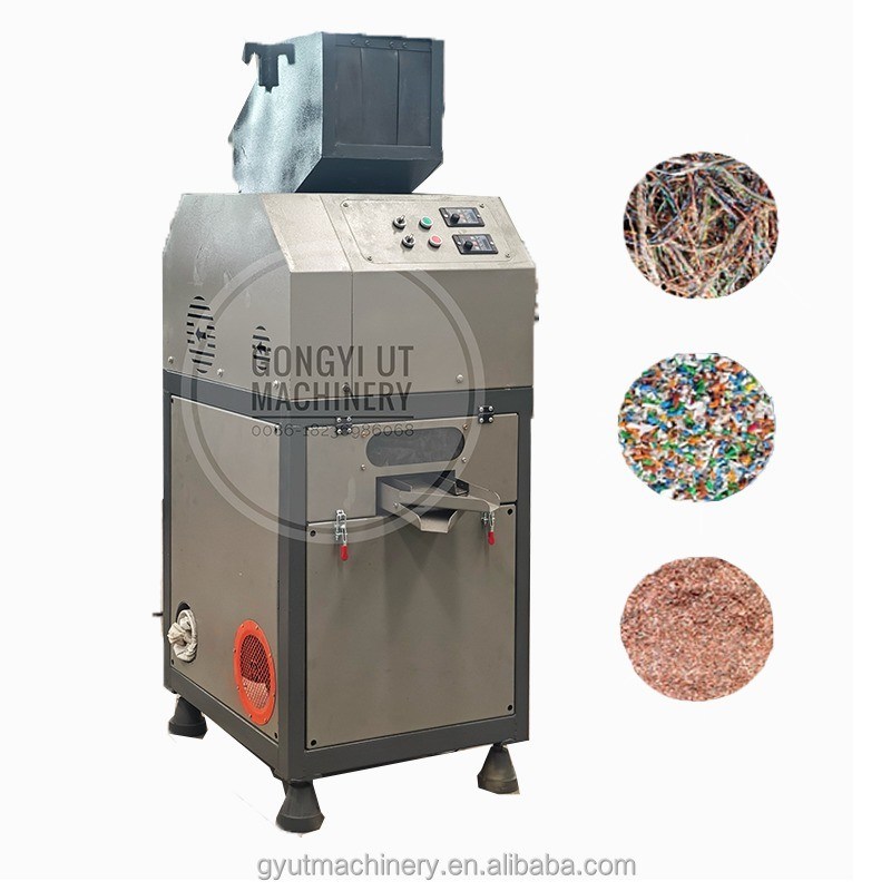Schrootkabelverbreker Koperdraadgranulaator Separator Recycling Machine Line voor 2000L/H