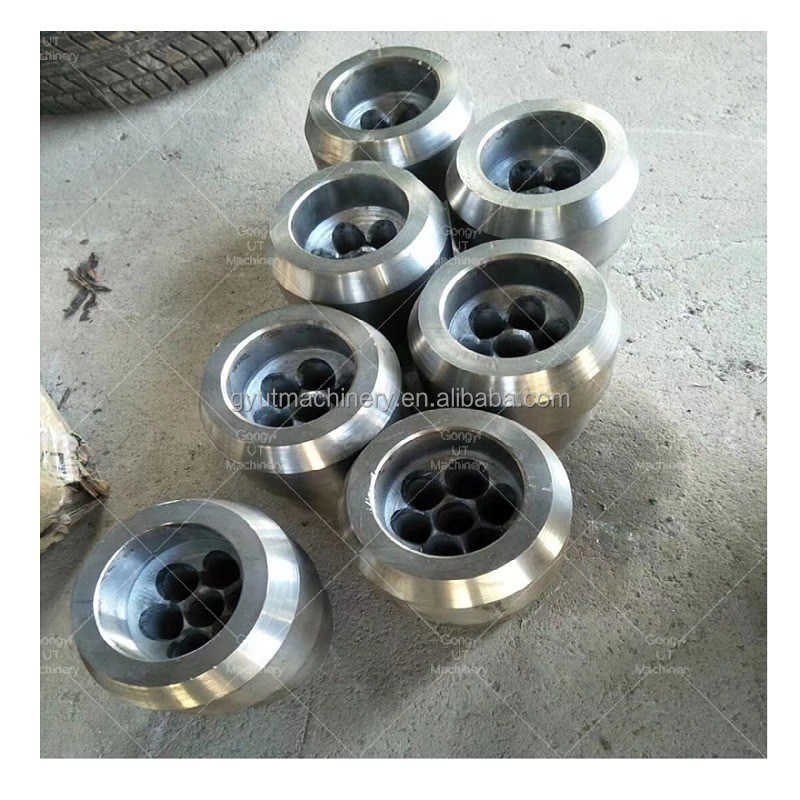 Horizontale dubbele punt mortiser hout briquette klemmachine voor 8mm-75mm diameter