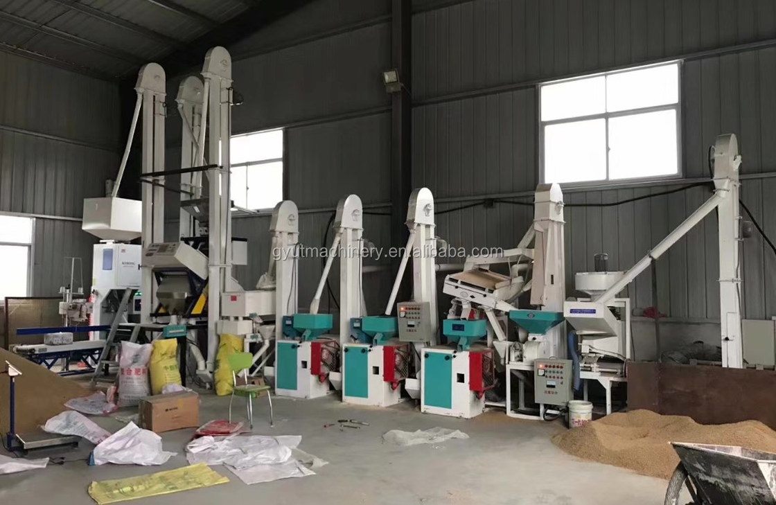 1 ton per uur Millet Mill Machine 1150kg Emery Roller Rice Millet Whitener voor thuis