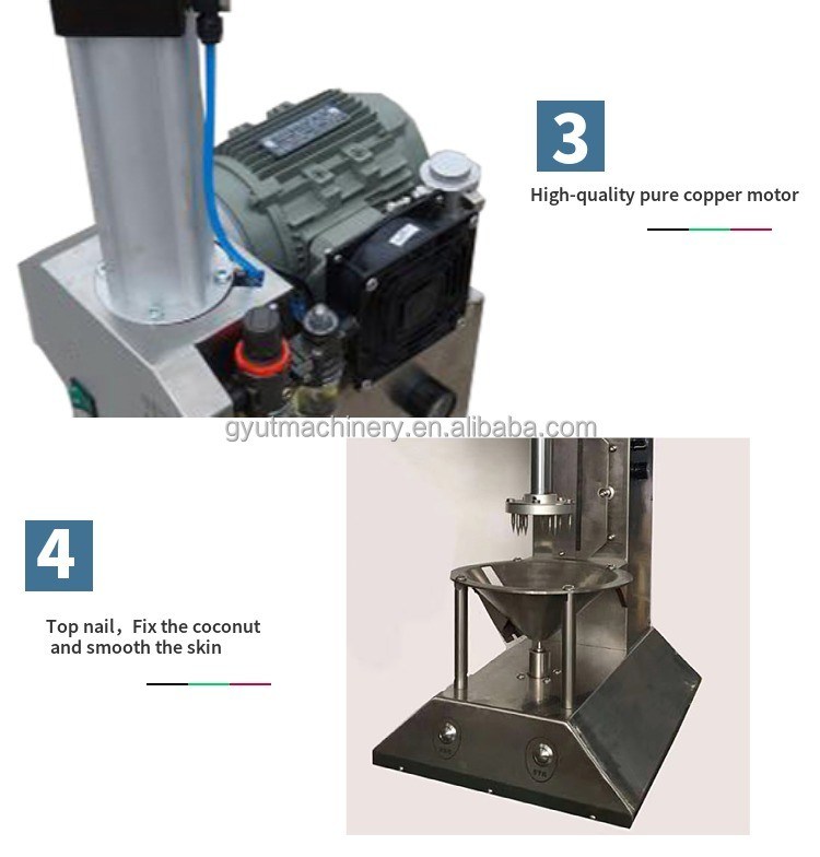 Verbeter je sliver productie spel met 0,8kw groene kokospeeler trimmen Dehusker