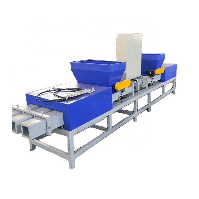 Houtblokpersmachine voor het warm persen van houtplank zaagmachine houtpalletvoeten