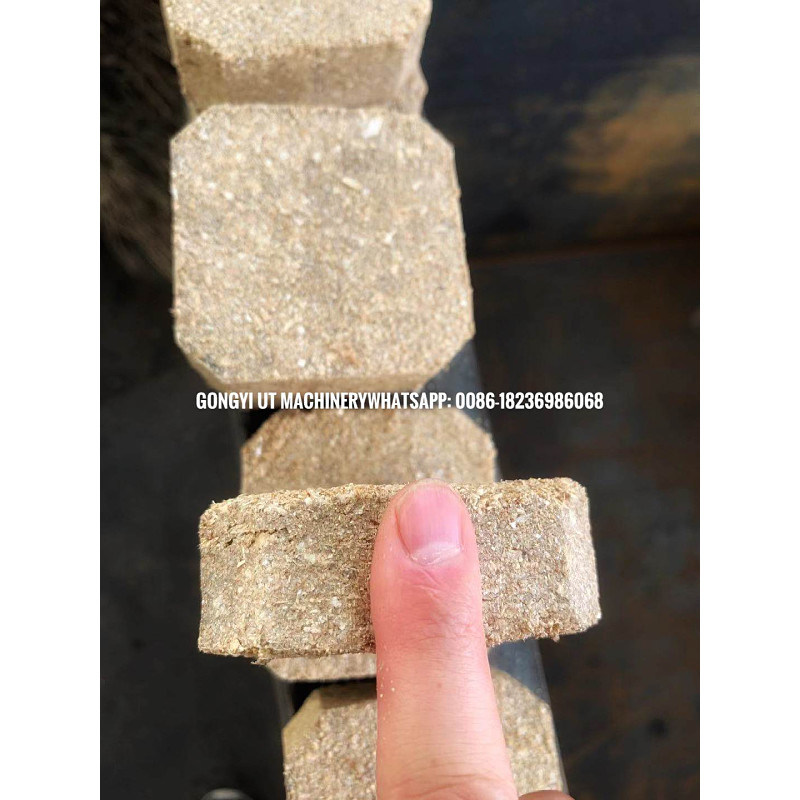 Hydraulische pers voor houtzaagstof en rijsthoop Briquettes Boerderij afval Briquette machine