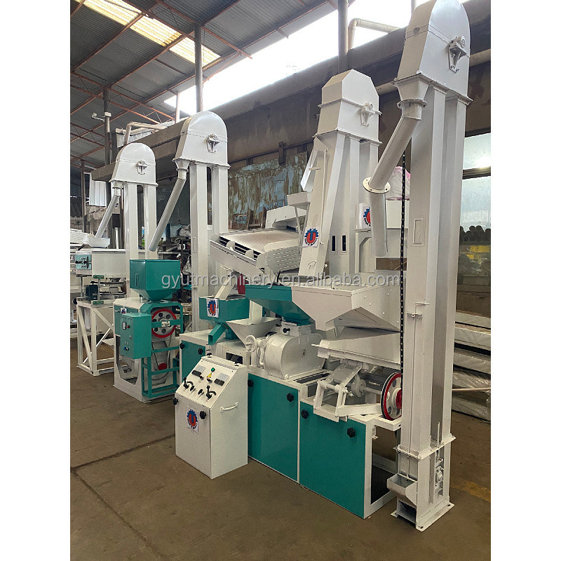 Boerderijen Functie Rijstmolen 15ton Mini Automatische Rijstmolen Plant voor bruin rijstmolen