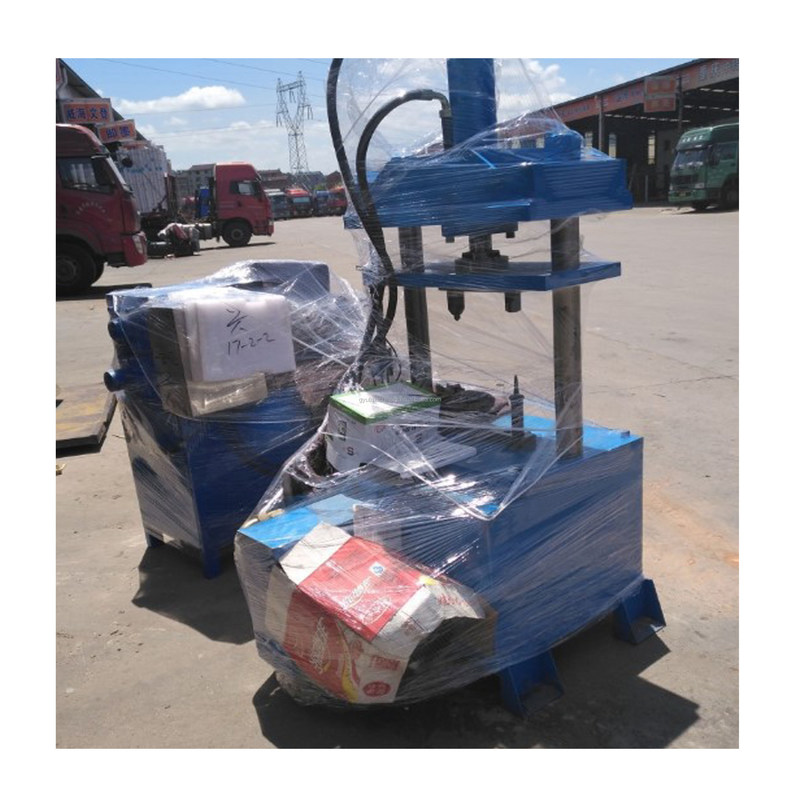 220v Twisted Knotted Bevel Roestvrij staal draad borstelmachine met 2 hols/h