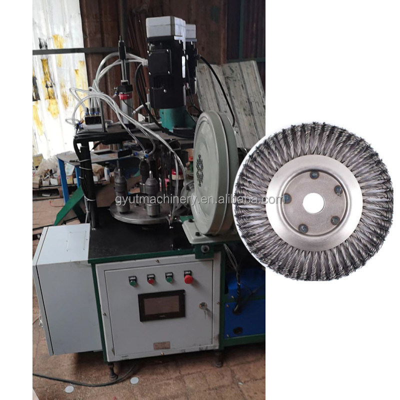 Lange levensduur Dish Brush Steel Wire Brush Making Machine voor op maat gemaakte roestverwijdering